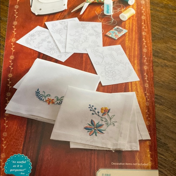 The Pioneer Woman Floral Iron-On Embroidery Transfer Patterns - Picture 3 of 4